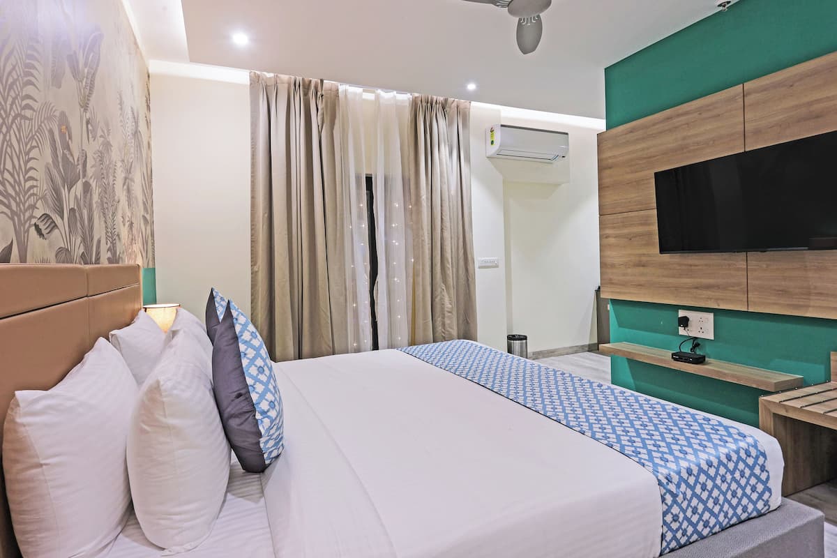 Estudio | 1 habitación, caja de seguridad en la habitación y muebles diferentes