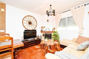 TV connectée, cheminée