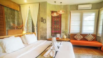 Hamsa Room | Premium bedding, in-room safe, individually decorated