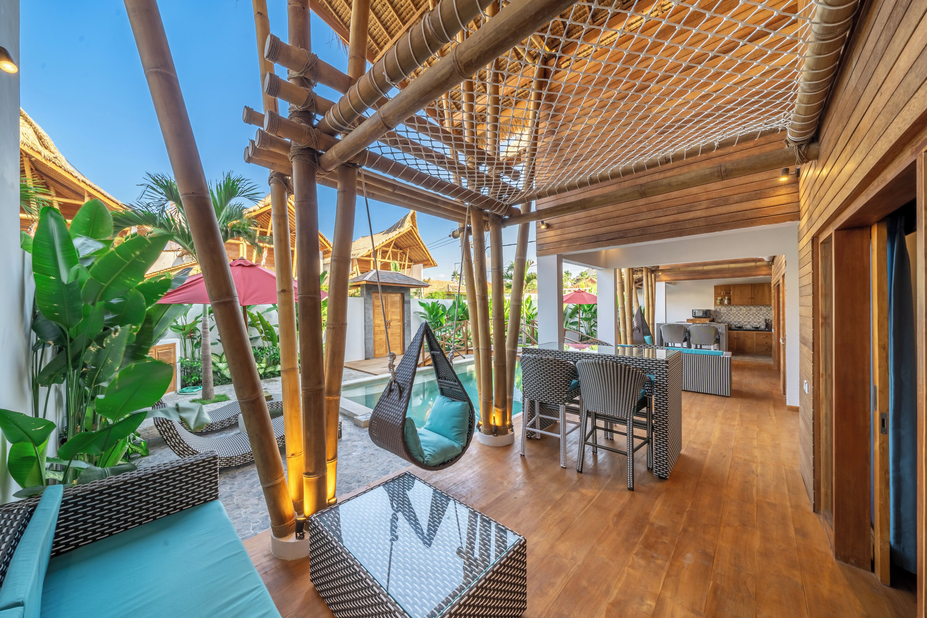 Villa, 4 Bedrooms, Private Pool | Living area | 42-inch Smart TV with digital channels