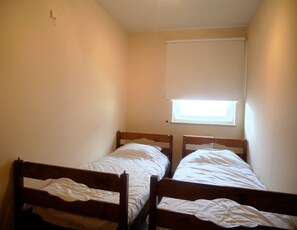 2 slaapkamers, een strijkplank/strijkijzer, gratis wifi