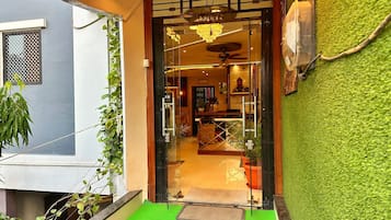 Interior entrance