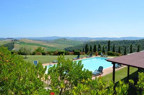Apartment, 2 Bedrooms, Smoking, Patio | Pool | Outdoor pool - Large Apartment With Shared Swimming Pool in Crete Senesi (Asciano)