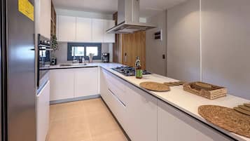 Premier Apartment, 2 Bedrooms, Private Pool | Living area | LCD TV