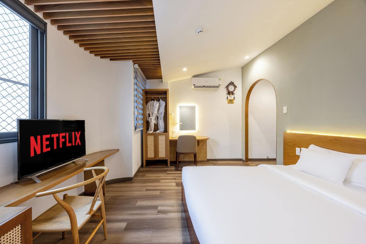 Deluxe-Doppelzimmer | Minibar, Bügeleisen/Bügelbrett, Reisekinderbett, kostenloses WLAN