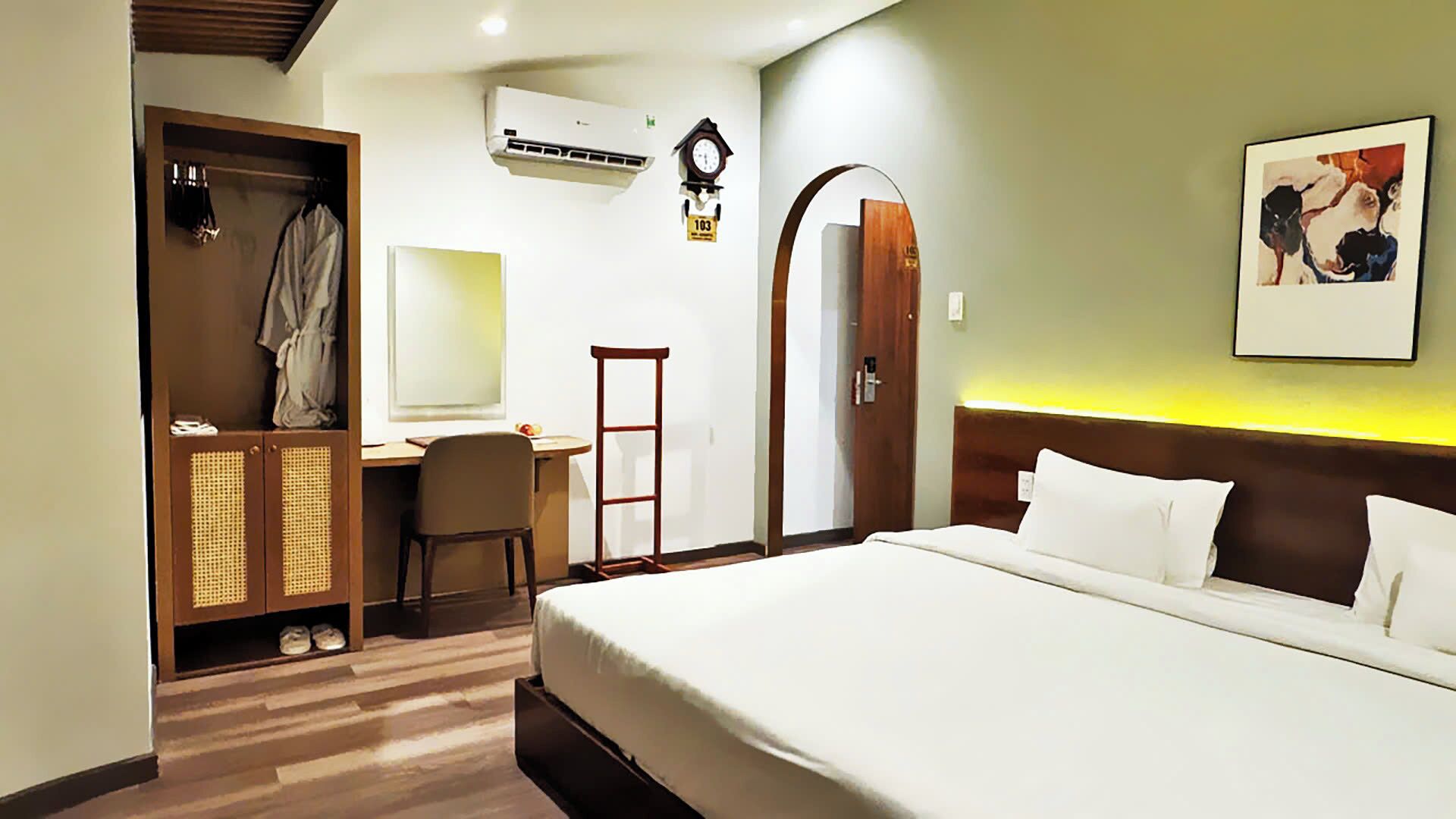 Deluxe-Doppelzimmer | Minibar, Bügeleisen/Bügelbrett, kostenloses WLAN, Bettwäsche