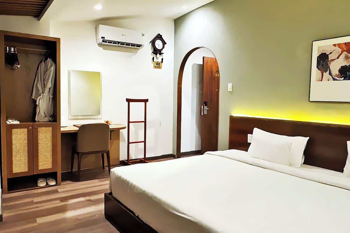 Deluxe-Doppelzimmer | Minibar, Bügeleisen/Bügelbrett, kostenloses WLAN, Bettwäsche