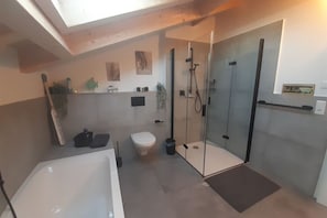 Shower, hair dryer