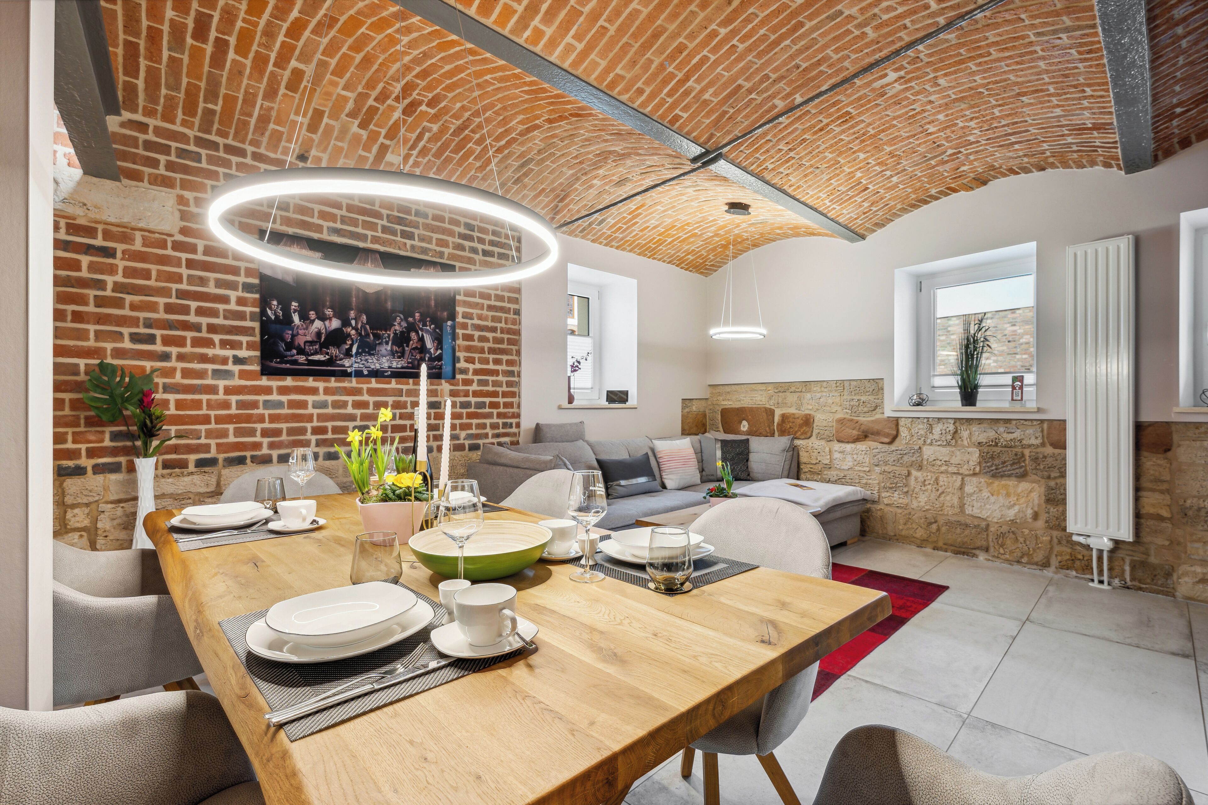 豪華公寓, 2 間臥室, 非吸煙房 | 起居區 | 平面電視