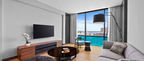 Suite, 1 Schlafzimmer, Stadtblick | Lounge