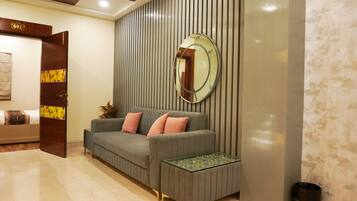 Sala de estar en el lobby