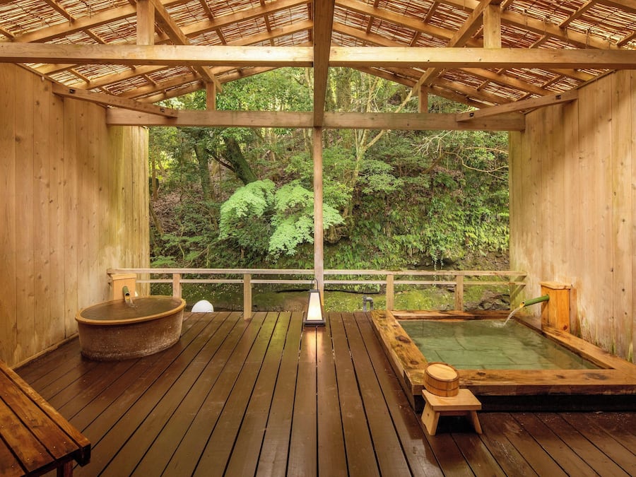 Luxury-Zimmer, eigenes Bad, Flussblick (with Open-Air Bath, 103) | Badezimmer