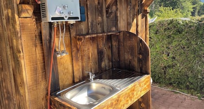 3 campspace with shower, toilet and electricity. in the winter no shower.