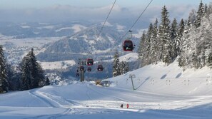 Snow and ski sports - Charming holiday apartment "Schwedenglück" with Hochgrat view in Steibis (Oberstaufen)