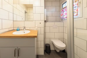 Ducha y secador de pelo