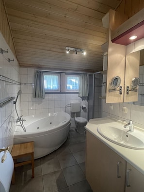 Shower - Seeschwalbe 166 - Das Skandinavische Familienhaus für 4 mit Sauna und Whirlpool (Mirow)