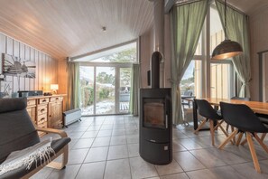 Fernseher, Kamin