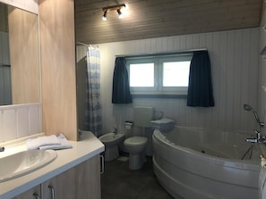 Shower - Seeschwalbe Classic 226 - Großzügiges Ferienhaus mit Eigener Sauna und Whirlpool (Mirow)