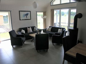 Télévision, cheminée