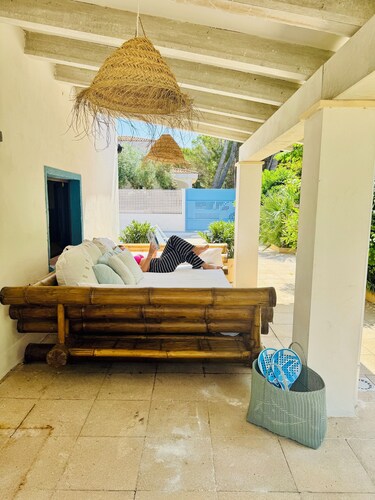 Luxury beach house with pool  3 bedrooms 3 bathrooms, Barbeceau,2min walk to sea