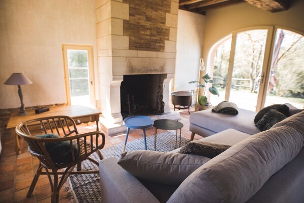 Hus - utsikt mot trädgården | Gratis wi-fi