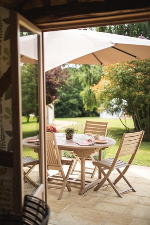 Hus - utsikt mot trädgården | Gratis wi-fi