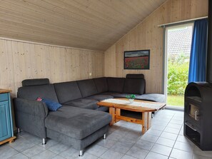 Fernseher, Kamin
