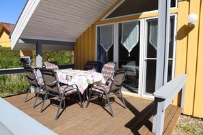 Outdoor dining - Wildgans 13A - Klassisches Skandinavisches Ferienhaus für bis zu 6 Personen (Mirow)