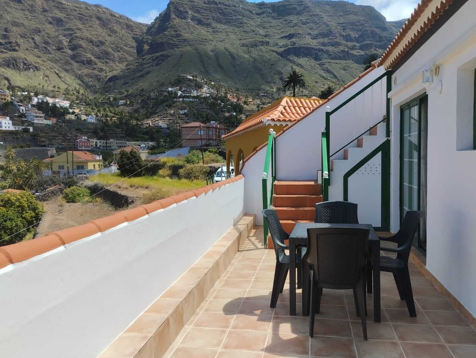 Penthouse, uitzicht op vallei | Terras