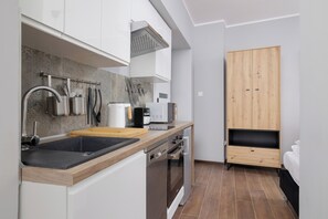 开间, 厨房 | 私人厨房 | 微波炉、烤箱、洗碗机、茶具/咖啡�用具