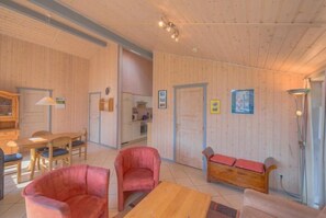 Televisie en een open haard