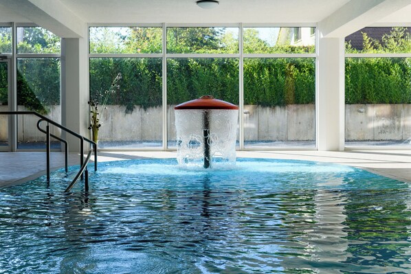 Indoor pool - Schneeeule 219 - Gemütliches Apartment Über 2 Ebenen im Aparthotel Mirow (Mirow Ortsteil Granzow)