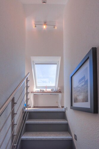 Fischerhaus Classic 318 - Ferienreihenhaus mit Kleinem Garten auf 2 Ebenen