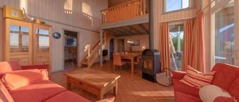 Télévision, cheminée