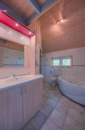 Shower - Seeschwalbe Classic 28 - Großzügiges Ferienhaus mit Eigener Sauna und Whirlpool (Rechlin-Nord)
