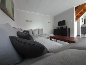 Télévision, cheminée