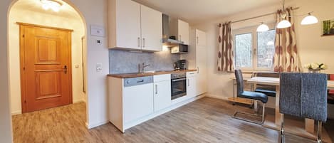 50-inch flat-screen TV with cable channels