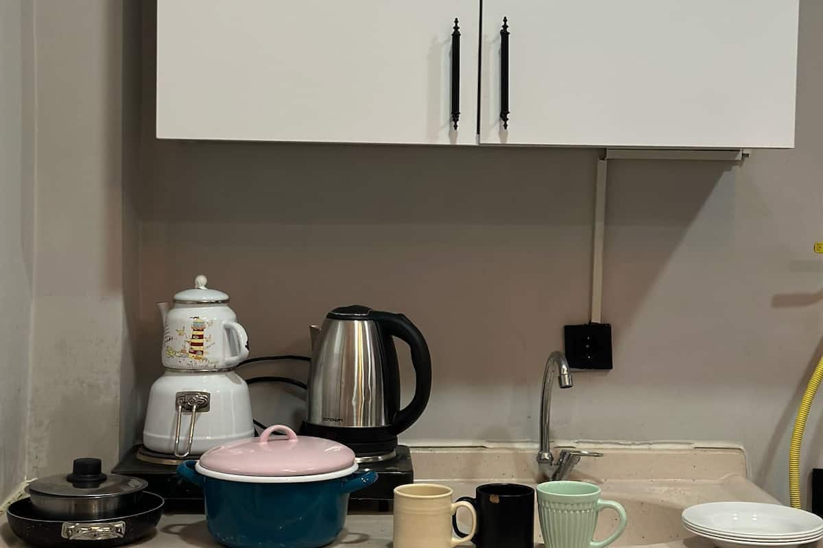 Basic Studio Suite, City View | Private kitchen
