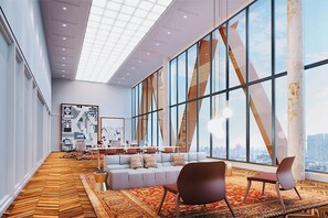 Business center - Scarletz Suites Klcc Bukit Bintang by lulu (Kuala Lumpur)