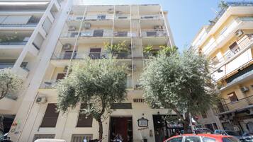 Majoituspaikan julkisivu