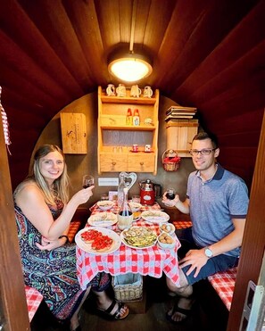 Luxe kamer, uitzicht op heuvels | Woonruimte