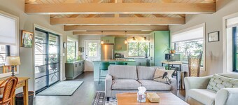 距尤金15英里的寧靜鄉村度假屋 - 帶火坑