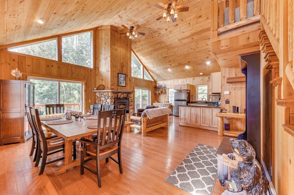 House (3 Bedrooms) | Front of property - Tranquil Thornton Cabin: Deck, Views & Game Room! (Thornton)