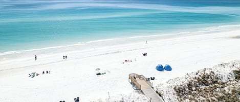 Aan het strand