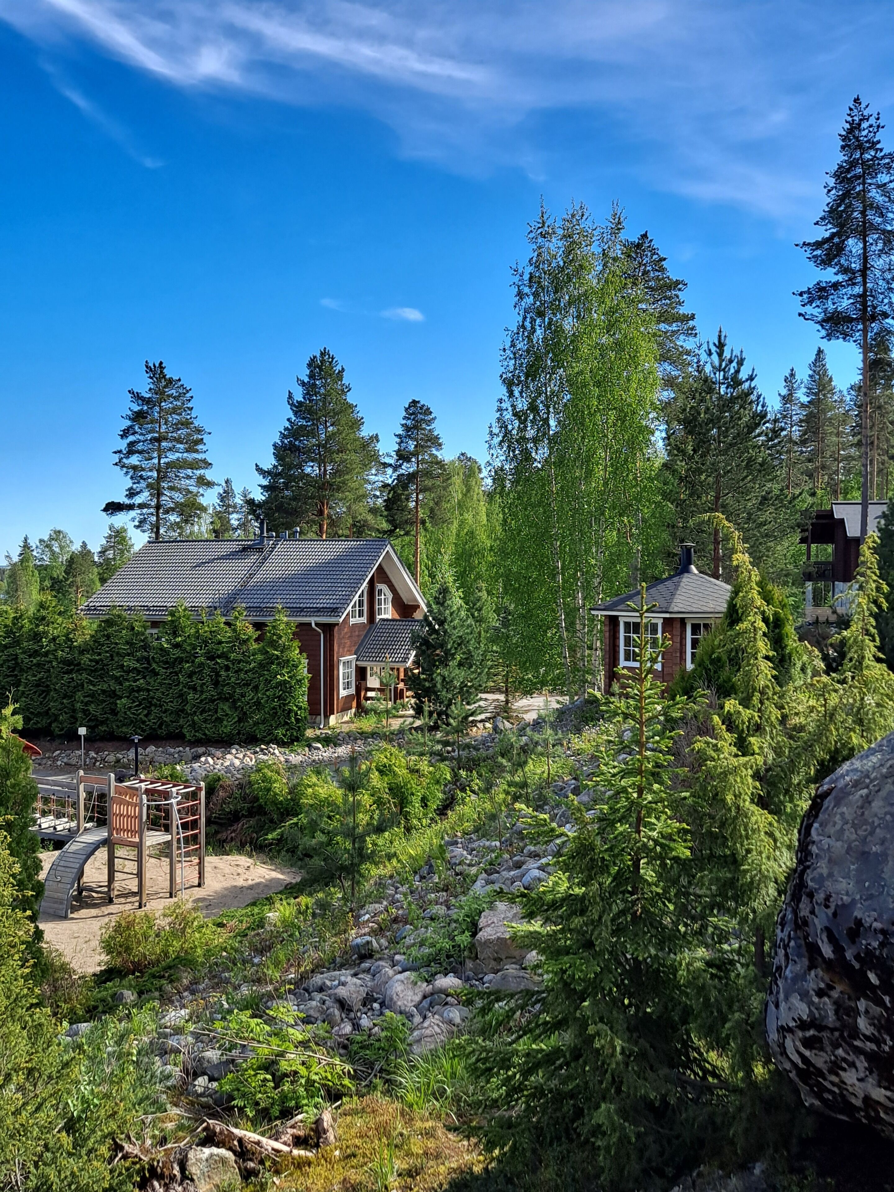 Fassade der Unterkunft