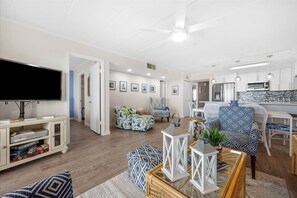 Televisión y reproductor de DVD 