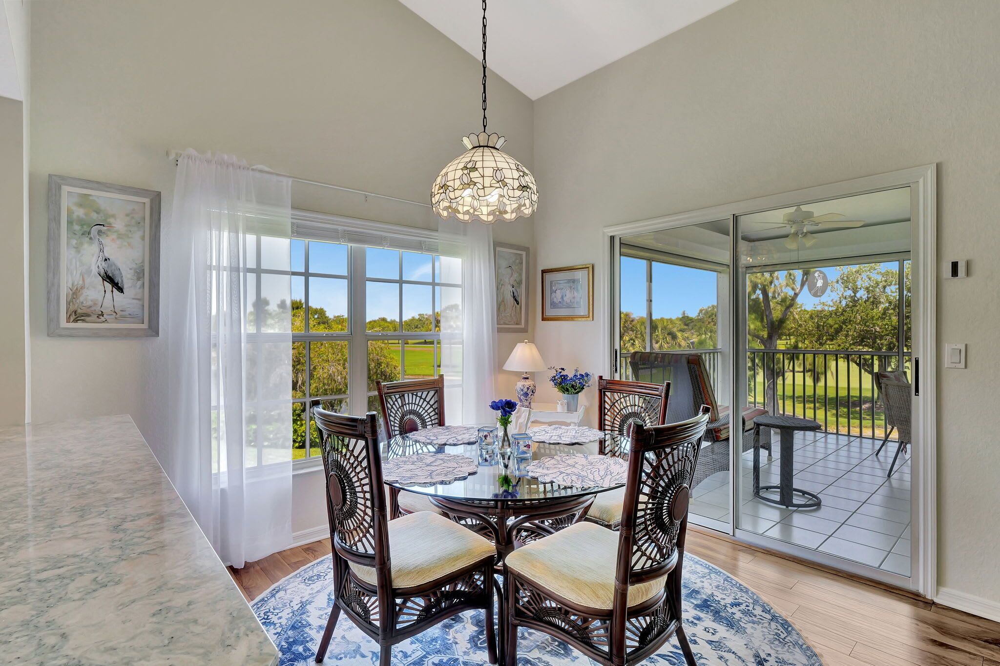 Lake and Golf Course Views From This Corner Unit!