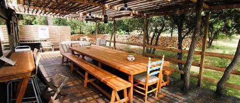 Restauration en plein air