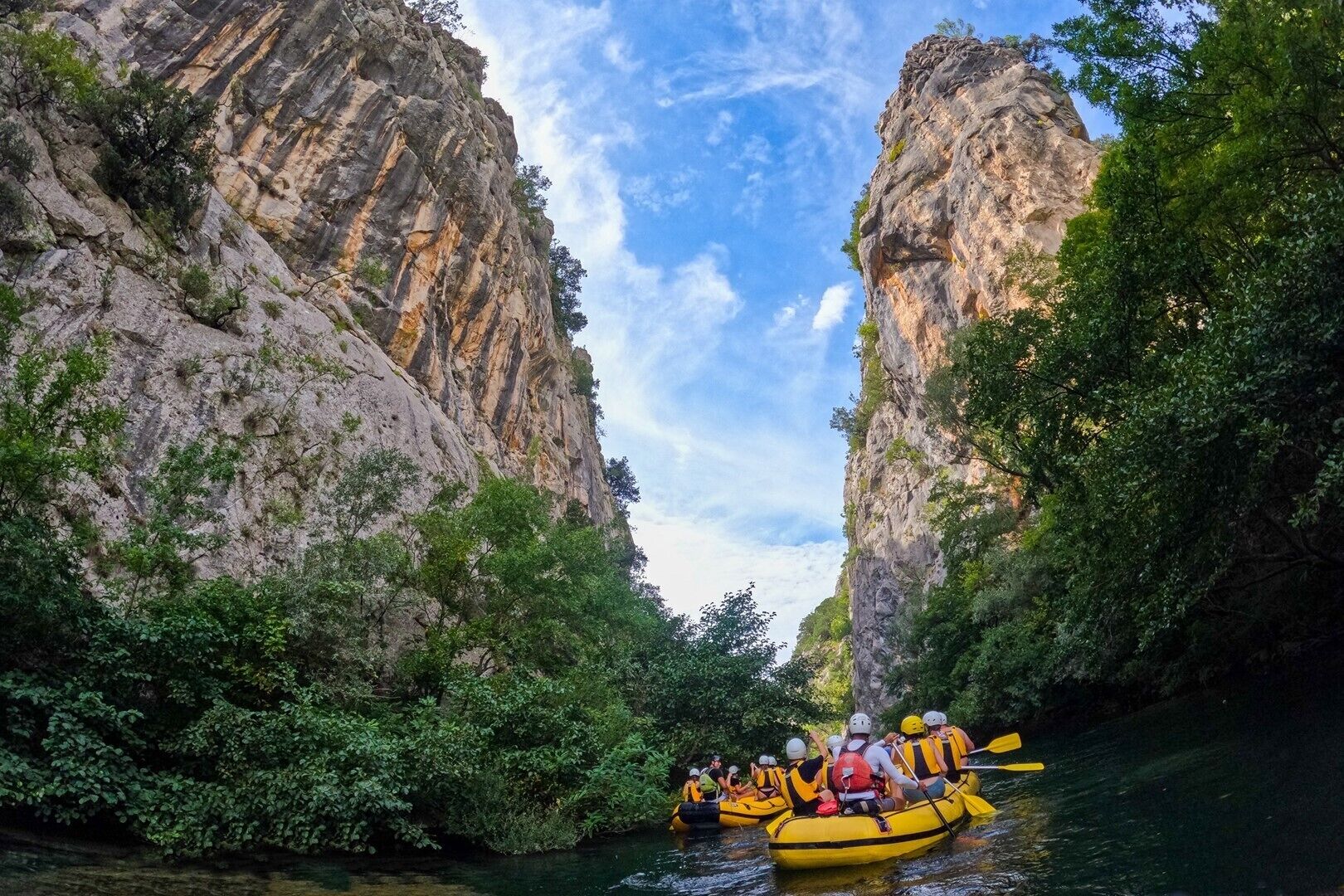 Rafting and canoeing on Cetina river (15 min from villa)