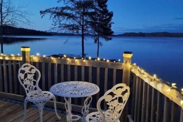 Relax with the evening view from the patio deck surrounded by quiet stillness!